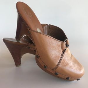 Cole Haan | Kenna Leather Mules - Camel/Tan